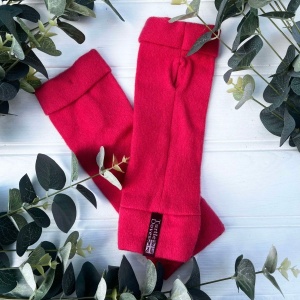 Cashmere Fingerless Gloves - Candy